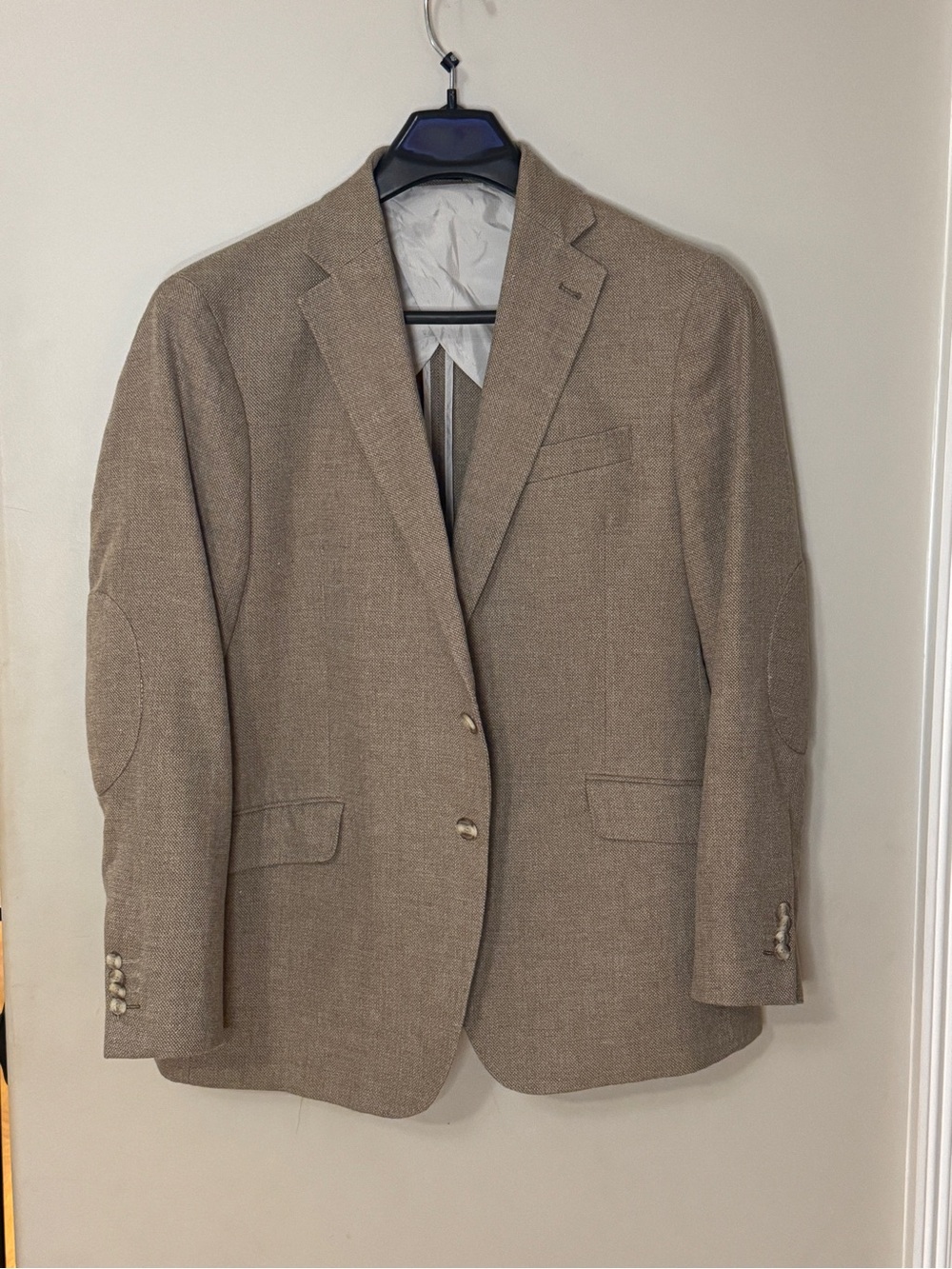 Joseph Abboud Taupe Brown Wool-Blend Sport Coat